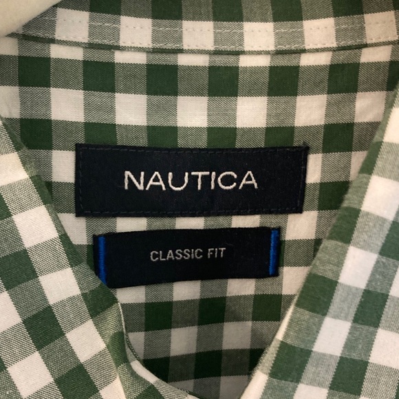 Nautica Men's Checkered Shirts - Green, Blue, Red - Picture 2 of 8